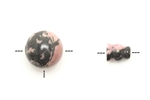 Bead, Gemstone, Buddha, Guru, Rhodonite, 18MM