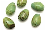 Lampwork Glass Bead / 18MM Green,Drop