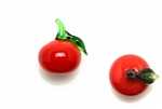Fruit & Vegetable Lampwork Glass Beads / 15MM Apple