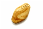 Lampwork Glass Bead / 32MM Caramel Swirl,Oval