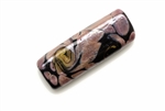 Lampwork Glass Bead / 35MM Flat Rectangle,Black Purple