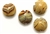 Lampwork Glass Bead / 19MM Lentil,Caramel Swirl