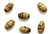 Lampwork Glass Bead / 16MM Oval,Caramel Swirl