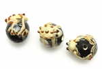Animal & Character Lampwork Glass Bead / 14MM Round,Frog