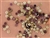 Vintage Czechslovakian Rose Montee / Amethyst 5.6MM