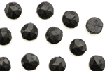 Vintage Nailhead / Faceted Round 8MM Jet