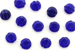 Vintage Nailhead / Flat Round 2 Hole 7MM Blue