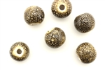 Porcelain Beads / Round 15MM Brown