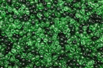 Seed Bead, 10/0, Vintage, Czechoslovakian, Mixed, Light & Emerald Green