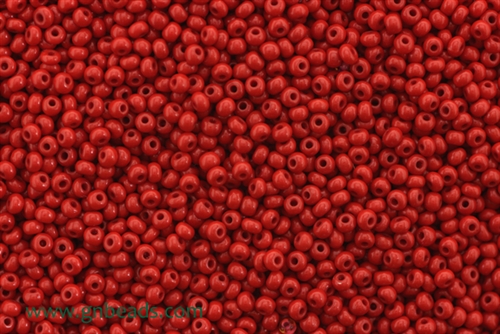 10/0 Seed Bead,Vintage Czechoslovakian Seed Beads, Dark Red