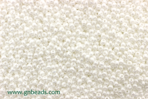11/0, Seed Bead, Vintage, Czechoslovakian, Seed Beads, White