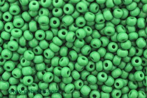 6/0, Seed Bead, Vintage, Czechoslovakian, Seed Beads, Green