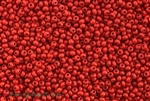 Seed Bead, 10/0, Vintage, Czechoslovakian, Medium Red