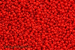 Seed Bead, 10/0, Vintage, Czechoslovakian, Bright Red