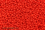 Seed Bead, 10/0, Vintage, Czechoslovakian, Orange Red