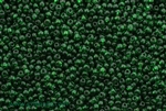 Seed Bead, 10/0, Vintage, Czechoslovakian, Green