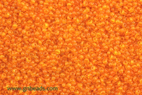 11/0, Seed Bead, Vintage, Czechoslovakian, Seed Beads, Light Orange