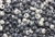 5/0 Seed Bead,Vintage Czechoslovakian Seed Beads, Mixed, Light & Dark Gray