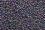 12/0, Seed Bead, Vintage, Czechoslovakian, Seed Beads, Gray Purple Iris