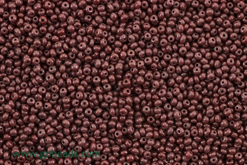 12/0, Seed Bead, Vintage, Czechoslovakian, Seed Beads, Dark Maroon