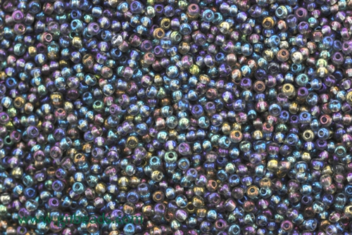 11/0, Seed Bead, Vintage, Czechoslovakian, Seed Beads, Crystal, Purple Iris