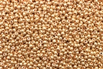 Seed Bead, 11/0, Vintage, Czechoslovakian, Gold