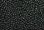 Seed Bead, 11/0, Vintage, Czechoslovakian, Dark Green