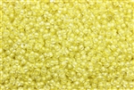 Seed Bead, 10/0, Vintage, Czechoslovakian, Clear Yellow