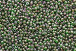 Seed Bead, 10/0, Vintage, Czechoslovakian, Green, Dark Green Lined