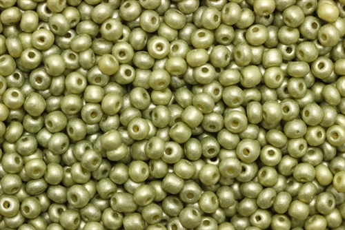 8/0, Seed Bead, Vintage, Czechoslovakian, Seed Beads, Light Olive
