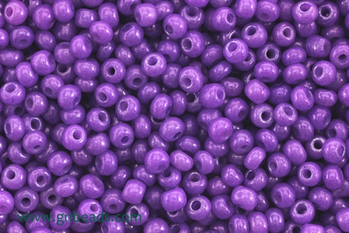 6/0 Seed Bead,Vintage Czechoslovakian Seed Beads, Light Purple