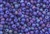 Seed Bead, Vintage, Czechoslovakian, 5/0, Matte, Blue Purple Iris