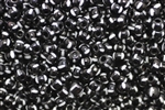 Seed Bead, 5/0, Striped, Czechoslovakian, Vintage, Black, White Stripes