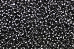 9/0, Seed Bead, Vintage, Czechoslovakian, Seed Beads, Black, White Stripes