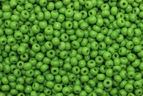 8/0, Seed Bead, Vintage, Czechoslovakian, Seed Beads, Green