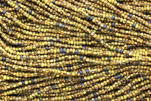 10/0 Seed Bead / Aged Striped Picasso Mix