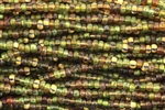 Seed Bead, Czech, Aged, Striped, Picasso Mix, 6/0