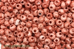 Seed Bead, Drop, Vintage, Czechoslovakian, 6MM, Picasso, Pink