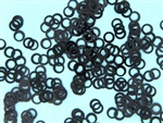 Sequin, Round, Vintage, 6MM Round, Large Center Hole, Black