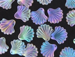 Vintage French Sequin 19.5MM Shell / Crystal AB