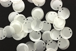 Vintage French Sequin 12.2MM Round / Pearl