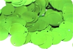 Sequin, Round, 20MM, Vintage, 1.8MM Top Hole, Lime green