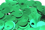 Sequin, 20MM, Round, Vintage, 6MM Top Hole, Kelley Green