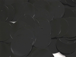 Sequin, Round, 24MM, Vintage, 1.8MM Top Hole, Black