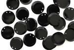 Sequin, Vintage, French, 14.3MM, Round, Black