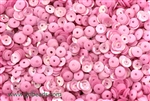 Sequin, Round, 5MM, Cupped, Vintage, 1MM Center Hole, Dark Chalk Pink Iris