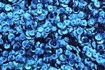 Sequin, Round, 5MM, Cupped, Vintage, 1MM Center Hole, Medium Blue