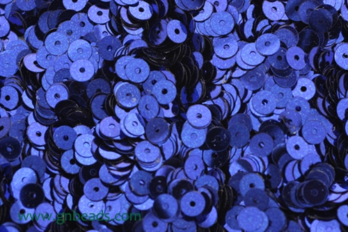 Sequin, 5MM, Vintage, Round, Flat, Center Hole, Royal Blue