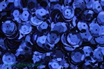 Sequin, 10MM, Round, Cupped, Vintage, 1.5MM Center Hole, Royal Blue