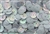 Sequin, 10MM, Round, Cupped, Vintage, 1.5MM Center Hole, Chalk Blue Gray Iris